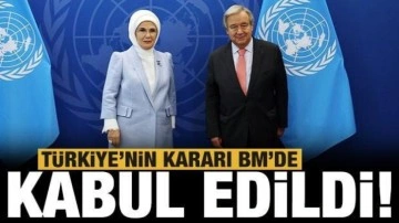 Türkiye'nin "sıfır atık" kararı BM'de kabul edildi