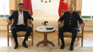 Türkiye'yi ziyaret eden ilk lider! Katar Emiri Şeyh Temim'den mesaj!