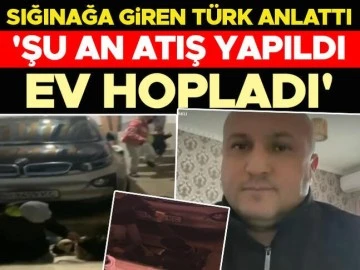 Ukrayna'da sığınağa giren Türk iş insanı Sinan Bayraklı'Şu an atış yapıldı, ev hopladı'