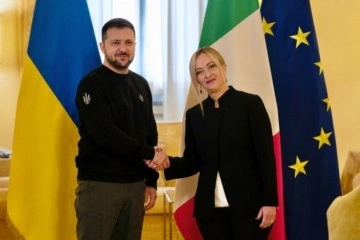 Ukrayna Devlet Başkanı Zelenskiy, İtalya’yı ziyaret etti