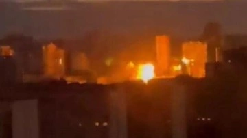 Ukrayna'nın başkenti Kiev'de büyük patlamalar
