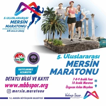 Uluslararası Mersin Maratonu için heyecan başladı
