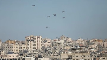 Ürdün Havadan Gazze'ye Yardım İndirme Operasyonlarına Devam Ediyor