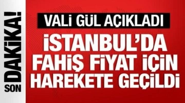 Vali Gül açıkladı: İstanbul'da fahiş fiyat için harekete geçildi