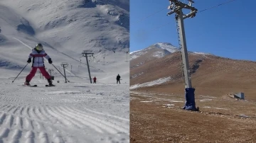 Van’da beklenen kar yağmadı: Kayak sezonu açılamadı
