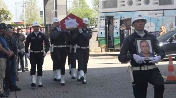 Yalova’da kalp krizi sonucu vefat eden polis için tören düzenlendi

