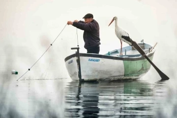 Yaren Leylek 13. kez Balıkçı Adem Amca’ya kavuştu

