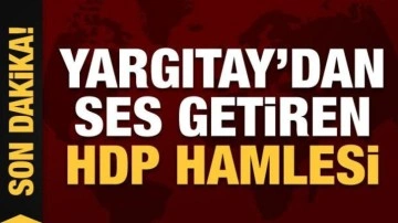 Yargıtay'dan HDP'nin hazine yardımına bloke talebi