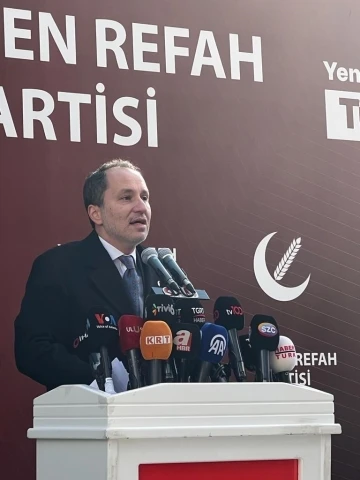 Yeniden Refah Partisi Genel Başkanı Erbakan: “Kendi adaylarımızı göstermek yönünde karar almış bulunuyoruz“
