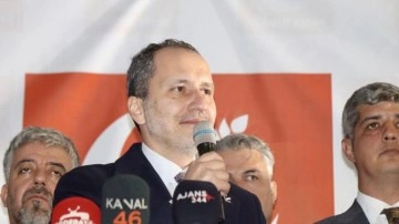 Yeniden Refah Partisi Lideri Fatih Erbakan Kahramanmaraş'ta Miting Düzenledi