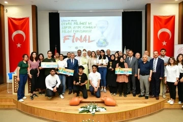 Yeşilyurt’ta  çevre konulu bilgi yarışmasında ödüller dağıtıldı
