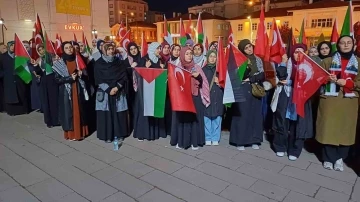 Yozgat’ta İsrail’in saldırıları protesto edildi
