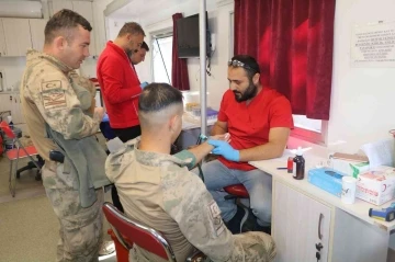 Yozgat’ta jandarma personeli kan bağışında bulundu
