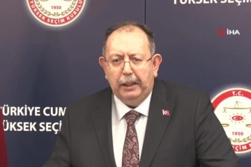YSK Başkanı Yener: 'Toplam 26 parti milletvekilliği aday listesini YSK’ya sundu'