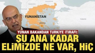Yunanistan Savunma Bakanı Dendias'tan Türkiye itirafı: Şu ana kadar elimizde ne var, hiç