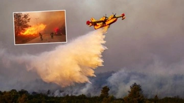 Yunanistan'da yangın kabusu: Türkiye de yardıma koştu