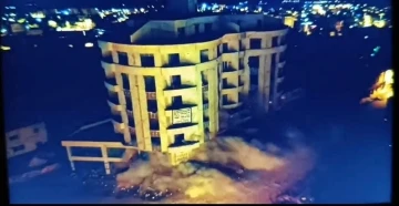 Yüzlerce kilo patlayıcı 6 katlı binayı yıkamadı
