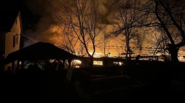 Zonguldak Çaydeğirmeni Beldesinde Büyük Yangın