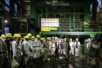 Zonguldak'ta Maden İşçileri Anıldı