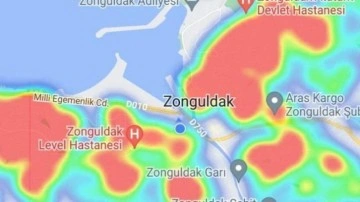 Zonguldak'ta vakalar arttı: Harita kırmızıya döndü